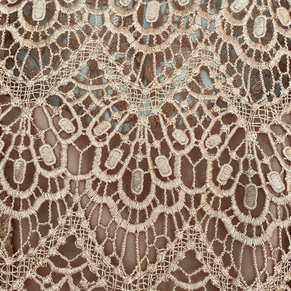 Adelyn Rae Lace with a lovely drape over the edge of shoulders - Picture 4 of 11